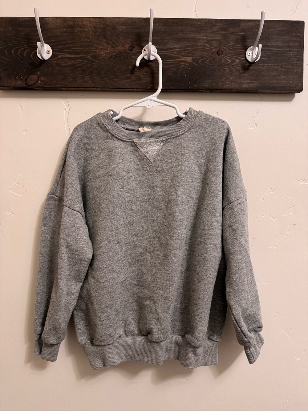 Kids Gray Crewneck Sweatshirt - Comfortable Everyday Layer